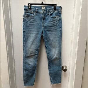 J. Crew 9” Toothpick Jeans